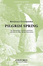 Pilgrim Spring SATB choral sheet music cover Thumbnail